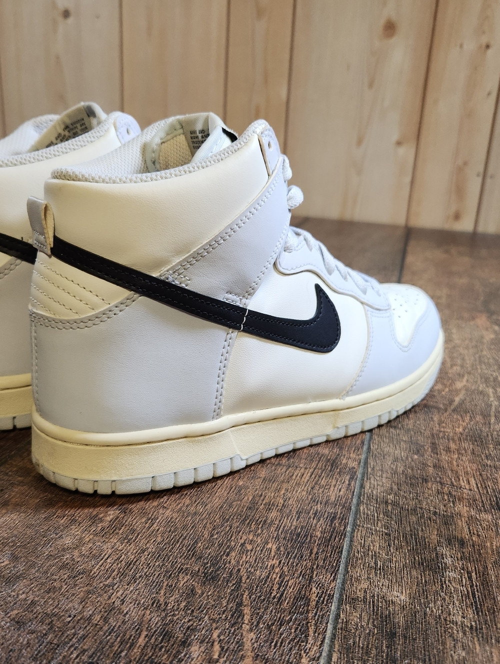 Nike Dunk High Aluminum 'Football Grey / Black' DB2179-110 GS Size Boys 6.5 Y - Picture 8 of 10